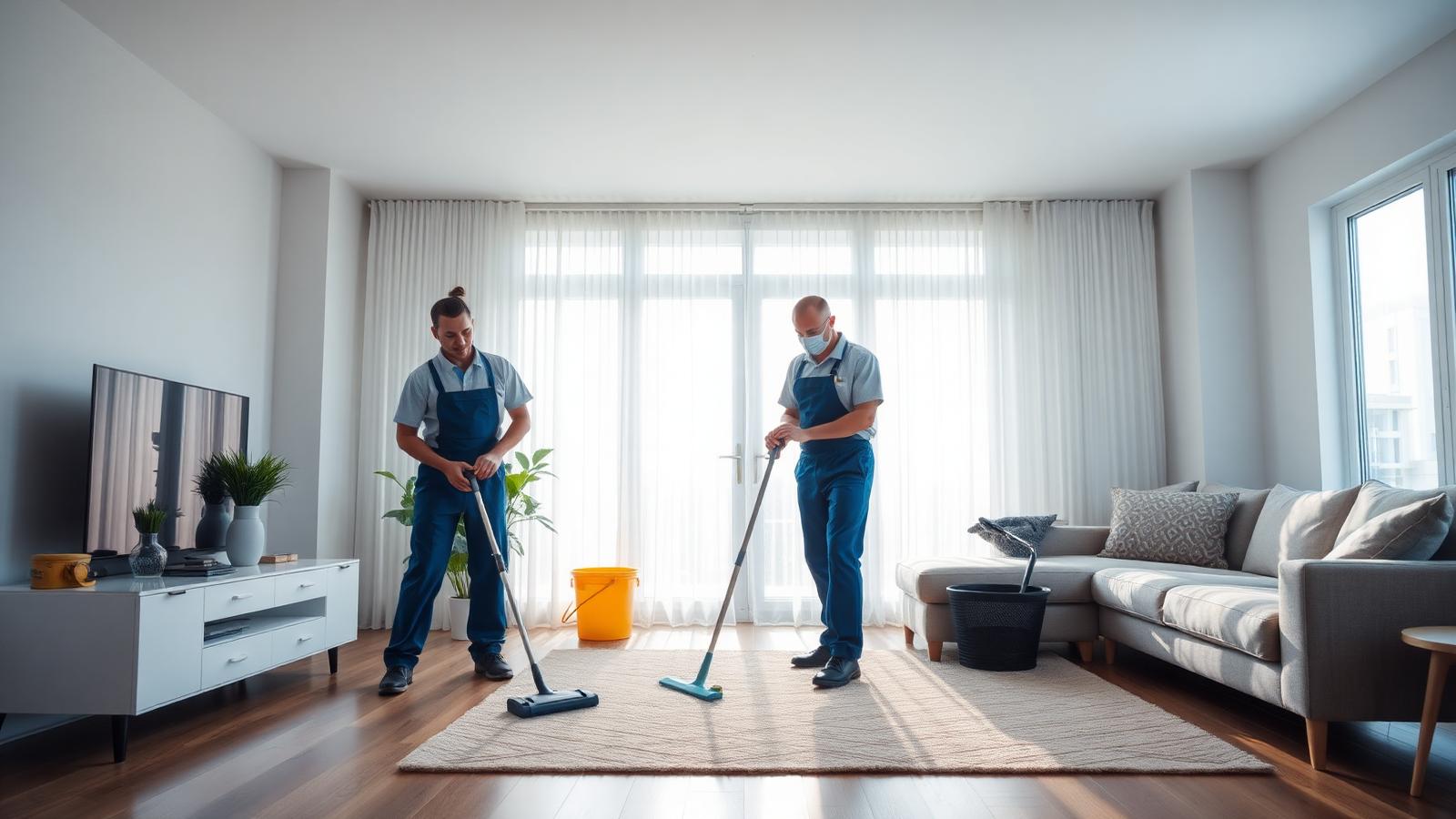 Cleaning team preparing a home in Brewster, New York